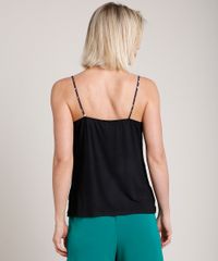 Regata-Slip-Top-Feminina-Estampada-com-Renda-Alca-Fina-Decote-V-Preta-9693992-Preto_2