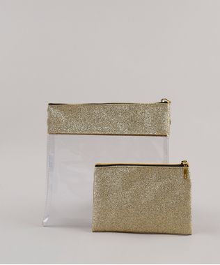 Kit-de-2-Necessaires-Femininas-com-Glitter-e-Transparencia-Dourado-9797250-Dourado_1