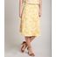 Saia-Feminina-Midi-Evase-Estampada-de-Folhagem-Mostarda-9760612-Mostarda_1