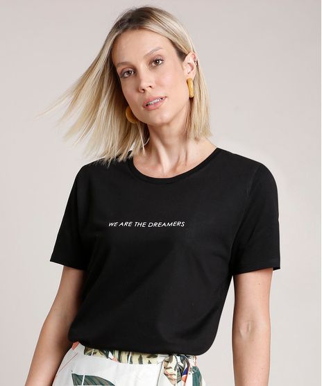 Blusa-Feminina--Dreamers--Manga-Curta-Decote-Redondo-Preta-9713998-Preto_1