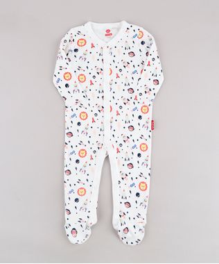 Macacao-Infantil-Fisher-Price-Estampado-de-Bichinhos-Espaciais-Manga-Longa-Branco-9682813-Branco_1