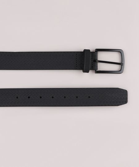 Cinto-Masculino-Texturizado-com-Fivela--Preto-9806708-Preto_1