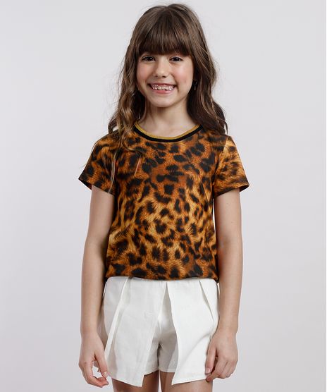 Blusa-Infantil-Agua-de-Coco-Tal-Mae-Tal-Filha-Estampada-Animal-Print-Onca-Manga-Curta-Caramelo-9807170-Caramelo_1