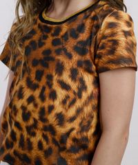 Blusa-Infantil-Agua-de-Coco-Tal-Mae-Tal-Filha-Estampada-Animal-Print-Onca-Manga-Curta-Caramelo-9807170-Caramelo_4