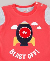 Body-Infantil-Fisher-Price-com-Patch-Interativo-de-Foguete-Manga-Curta-Vermelho-9682818-Vermelho_4