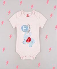 Body-Infantil-Fisher-Price-com-Estampa-Interativa-de-Elefante-Manga-Curta---Babador--Rose-9682816-Rose_2