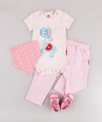 Body-Infantil-Fisher-Price-com-Estampa-Interativa-de-Elefante-Manga-Curta---Babador--Rose-9682816-Rose_3