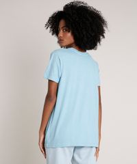 T-Shirt-Feminina-Mindset-Tico-e-Teco-Manga-Curta-Decote-Redondo-Azul-Claro-9846883-Azul_Claro_2
