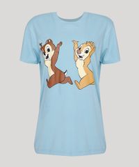 T-Shirt-Feminina-Mindset-Tico-e-Teco-Manga-Curta-Decote-Redondo-Azul-Claro-9846883-Azul_Claro_5