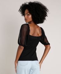 Blusa-Feminina-Mindset-Manga-Bufante-em-Tule-Decote-Princesa-Preta-9854006-Preto_2