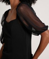 Blusa-Feminina-Mindset-Manga-Bufante-em-Tule-Decote-Princesa-Preta-9854006-Preto_4