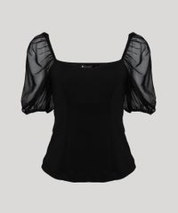 Blusa-Feminina-Mindset-Manga-Bufante-em-Tule-Decote-Princesa-Preta-9854006-Preto_5