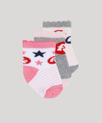 Kit-de-3-Meias-Infantis-Fisher-Price-Multicor-9788635-Multicor_1