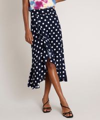 Saia-Feminina-Mindset-Midi-Estampada-de-Poa-com-Fenda-e-Babado-Azul-Marinho-9857237-Azul_Marinho_1