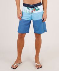 Bermuda-Surf-Masculina-Estampada-Listrada-Floral-Azul-9754291-Azul_1