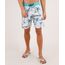 Bermuda-Surf-Masculina-Estampada-de-Flamingos-com-Bolso-Cinza-Claro-9743860-Cinza_Claro_1