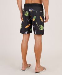 Bermuda-Surf-Masculina-Estampada-Tropical-com-Bolso-Preta-9763645-Preto_4