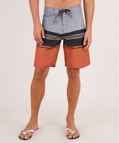 Bermuda-Surf-Masculina-com-Listras-e-Bolso-Cinza-Mescla-9744077-Cinza_Mescla_1
