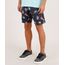 Bermuda-Surf-Masculina-Estampada-de-Tucanos-e-Folhagens-Preta-9754290-Preto_1
