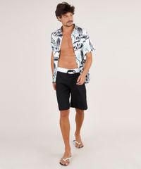 Camisa-Masculina-Estampada-de-Folhagens-com-Bolso-Manga-Curta-Off-White-9734604-Off_White_3