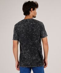 Camiseta-Masculina-Marmorizada-com-Coqueiro-Manga-Curta-Gola-Careca-Preta-9753321-Preto_2
