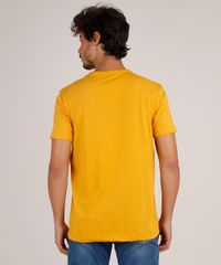 Camiseta-Masculina-Basica-Manga-Curta-Gola-Portuguesa-Mostarda-9776427-Mostarda_2