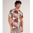 Camiseta-Masculina-Mickey-Estampada-de-Folhagens-Manga-Curta-Gola-Careca-Off-White-9810332-Off_White_1