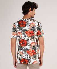 Camiseta-Masculina-Mickey-Estampada-de-Folhagens-Manga-Curta-Gola-Careca-Off-White-9810332-Off_White_2