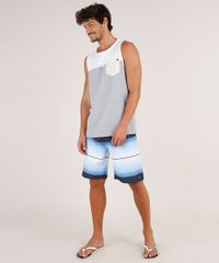 Regata-Masculina-com-Recorte-e-Bolso-Gola-Careca-Cinza-Mescla-9770418-Cinza_Mescla_3