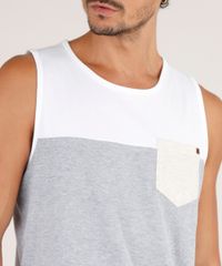 Regata-Masculina-com-Recorte-e-Bolso-Gola-Careca-Cinza-Mescla-9770418-Cinza_Mescla_4