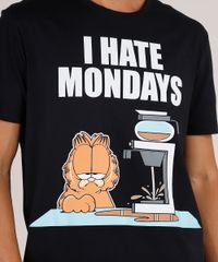 Camiseta-Masculina-Garfield--I-Hate-Mondays--Manga-Curta-Gola-Careca-Preta-9771291-Preto_4