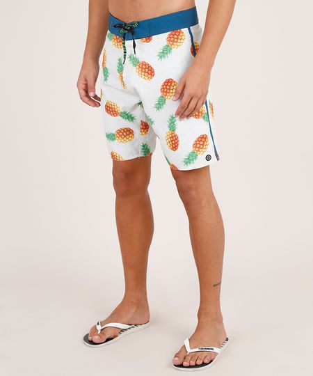 Bermuda-Surf-Masculina-Estampada-de-Abacaxi-com-Faixa-Lateral-Bege-9743862-Bege_1 Bermuda-Surf-Masculina-Estampada-de-Abacaxi-com-Faixa-Lateral-Bege-9743862-Bege_1