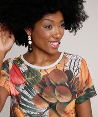 Blusa-Feminina-Agua-de-Coco-Estampada-Cesto-de-Frutas-Manga-Curta-Decote-Redondo-Verde-Escuro-9762771-Verde_Escuro_4