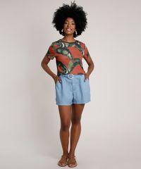 Blusa-Feminina-Agua-de-Coco-Estampada-Bananeira-Manga-Curta-Decote-Redondo-Cobre-9762768-Cobre_3