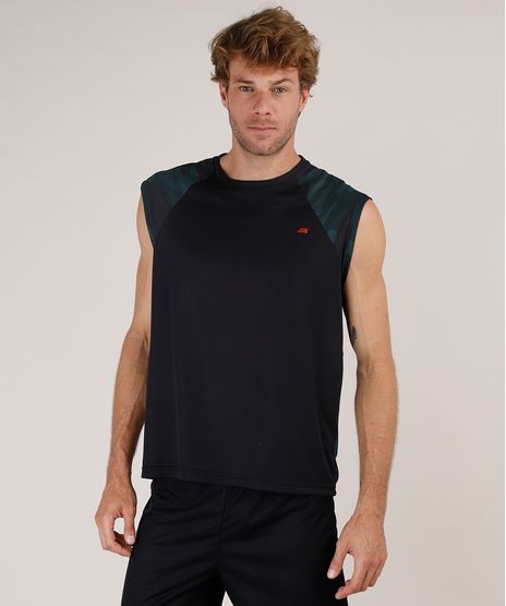 Regata-Masculina-Esportiva-Ace-com-Estampa-Camuflada-Gola-Careca-Preta-9733420-Preto_1