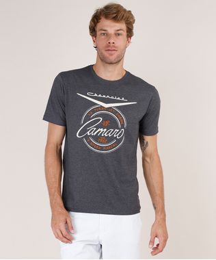 Camiseta-Masculina-Chevrolet-Camaro-Manga-Curta-Gola-Careca-Cinza-Mescla-Escuro-9743695-Cinza_Mescla_Escuro_1