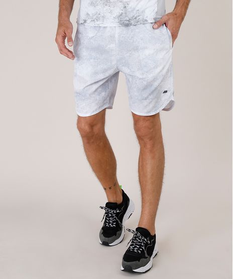Bermuda-Masculina-Esportiva-Ace-Estampada-Marmorizada-com-Bolsos-Branca-9736167-Branco_1