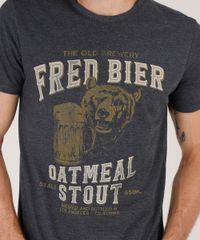 Camiseta-Masculina-Urso--Fred-Bier--Manga-Curta-Gola-Careca-Cinza-Mescla-Escuro-9800072-Cinza_Mescla_Escuro_4