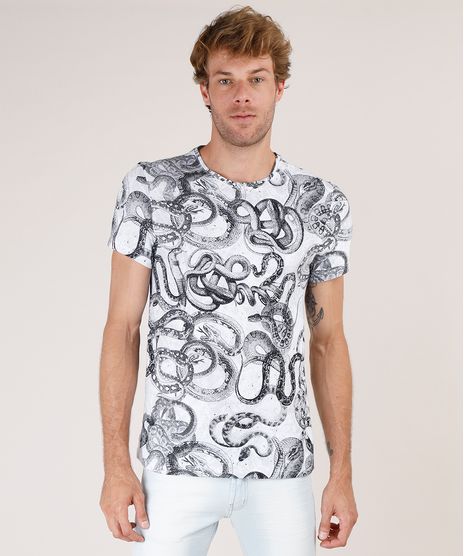 Camiseta-Masculina-Slim-Fit-Estampada-de-Cobras-Manga-Curta-Gola-Careca-Off-White-9724022-Off_White_1