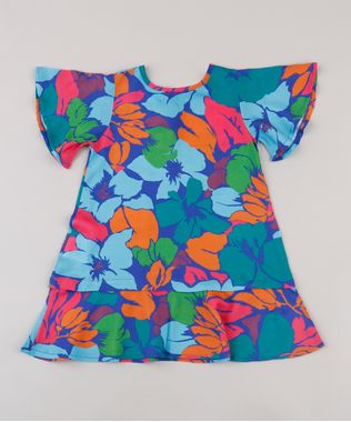Vestido-Infantil-Salinas-Estampado-Floral-Manga-Curta-Azul-9780812-Azul_1