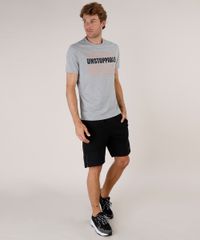 Camiseta-Masculina-Esportiva-Ace--Unstoppable--Manga-Curta-Gola-Careca-Cinza-Mescla-Claro-9836060-Cinza_Mescla_Claro_3