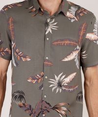 Camisa-Masculina-Tradicional-Estampada-de-Folhagem-Manga-Curta-Verde-9639677-Verde_4