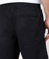 Bermuda-de-Sarja-Masculina-Reta-Alfaiatada-com-Cordao--Preta-9754112-Preto_5