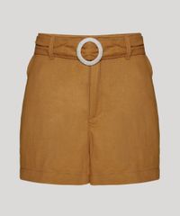 Short-Feminino-Agua-de-Coco-Clochard-com-Cinto-Mostarda-9819391-Mostarda_5
