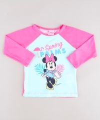 Blusa-de-Praia-Infantil-Minnie-Raglan-Manga-Longa-com-Protecao-UV50--Rosa-Neon-9739529-Rosa_Neon_1