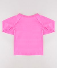 Blusa-de-Praia-Infantil-Minnie-Raglan-Manga-Longa-com-Protecao-UV50--Rosa-Neon-9739529-Rosa_Neon_2