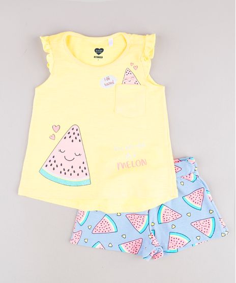 Conjunto-Infantil-de-Regata-Melancia-com-Babado-Amarela---Short-Estampado-Azul-Claro-9785514-Azul_Claro_1