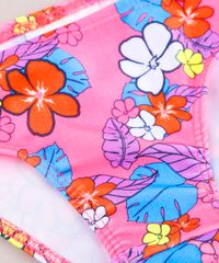 Biquini-Infantil-Barbie-Estampado-Floral-Protecao-UV50--Rosa-9740730-Rosa_4