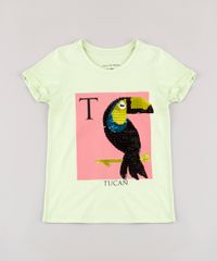Blusa-Infantil-Tucano-com-Paete-Dupla-Face-Manga-Curta--Verde-Claro-9748624-Verde_Claro_1