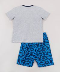 Pijama-Infantil-Dinossauro-Manga-Curta-Cinza-Mescla-9762295-Cinza_Mescla_2